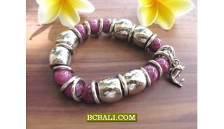 Beads Stone Bracelets Stretch Charms Package 